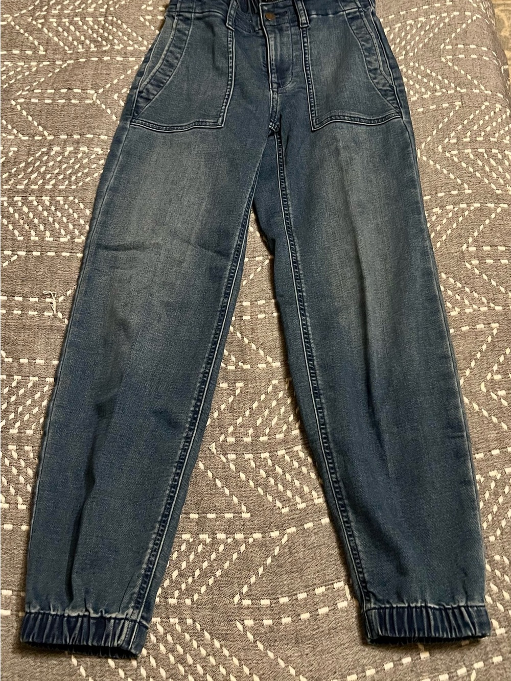 J Crew Jeans with Elastic Cuffs